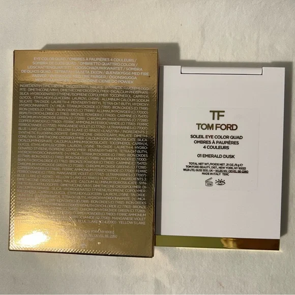 🌟NIB🌟TOM FORD ✨Emerald Dusk✨ SOLEIL SUMMER EYE COLOR QUAD - Picture 5 of 7